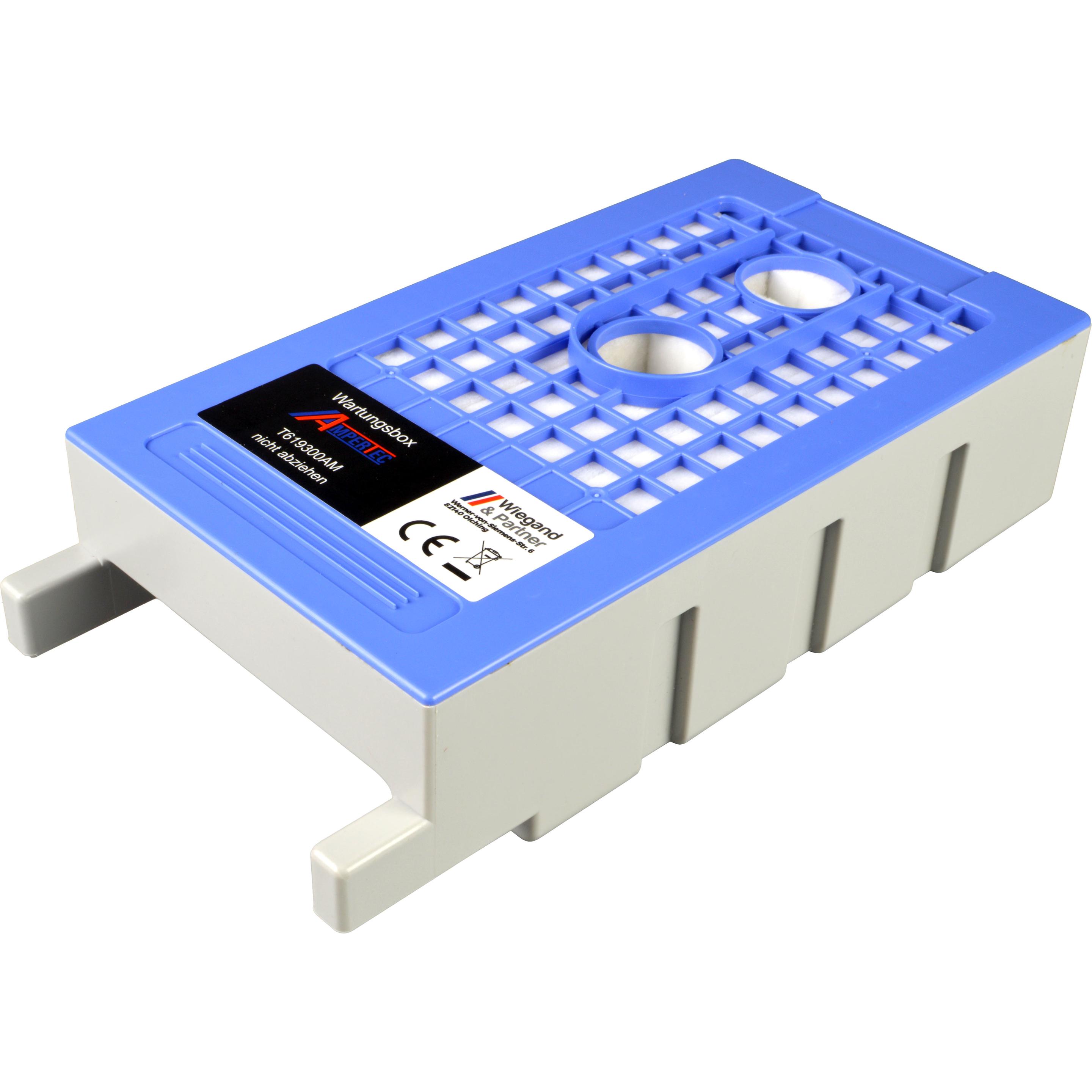 Ampertec Wartungsbox ersetzt Epson C13T619300, Drucker Zubehör