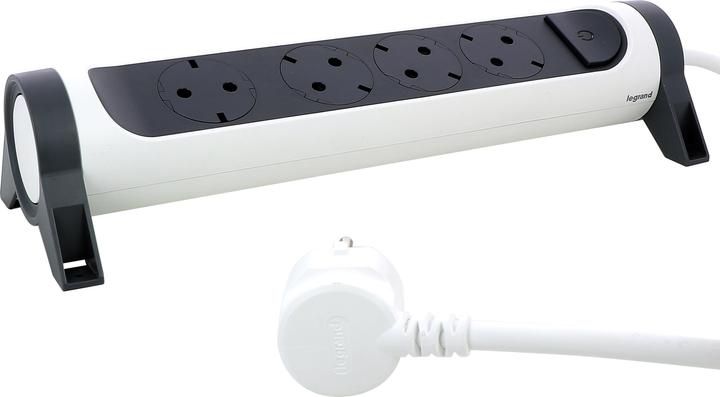 Produktbild Legrand Drehbare Steckdosenleiste, 4-fach Steckdose (4 x, CEE 7/3, 1.50 m)