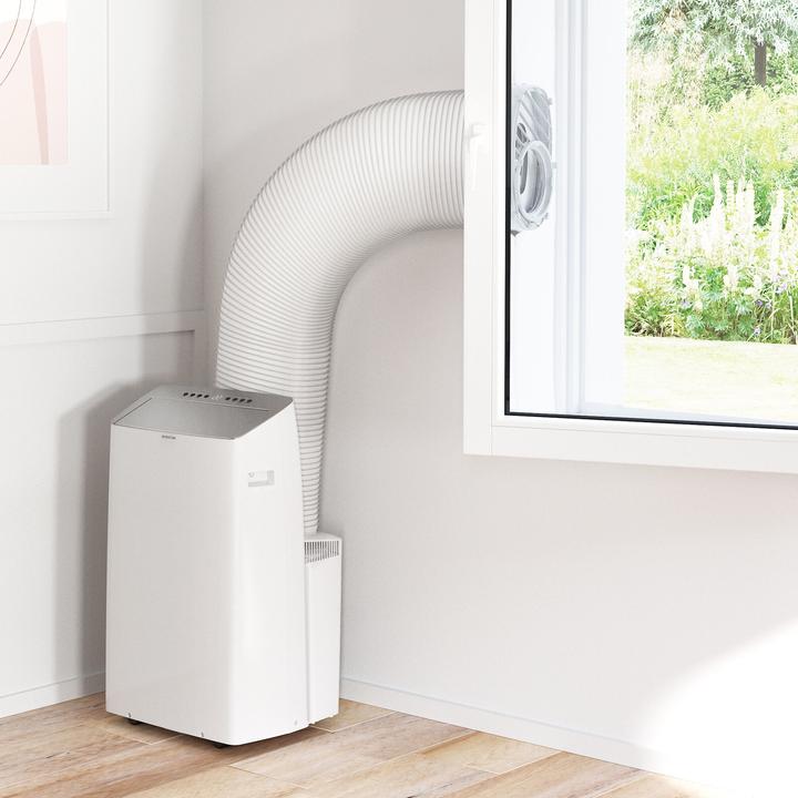 Image du produit Inventum AC127WSET - Mobiele airco - 3-in-1 functie - 8,8 m groot bereik - Wit (12000 BTU/h)