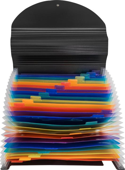 Actual product image Idena Document folder A4 24 compartments black (A4, 1x)