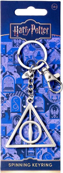 Actual product image Harry Potter Deathly Hallows spinning keyring