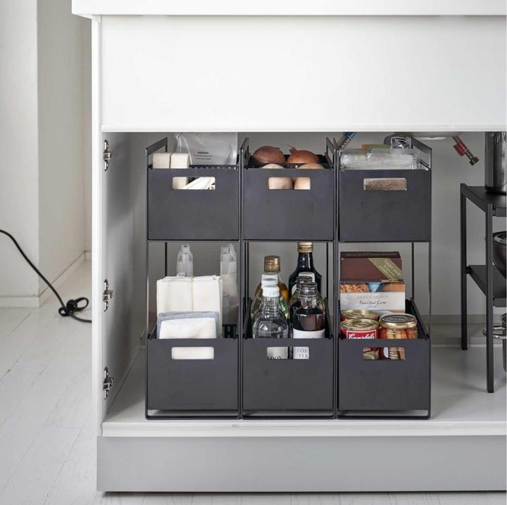 Produktbild Yamazaki Aufbewahrungskörbe mit Ständer TOWER (32.50 cm, 1x)