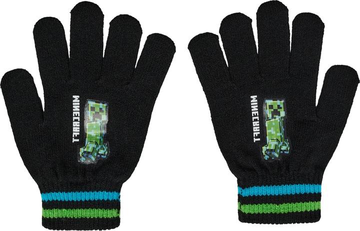 Image du produit Minecraft - Ensemble bonnet et gants motif Creeper - Garçon (Taille unique)