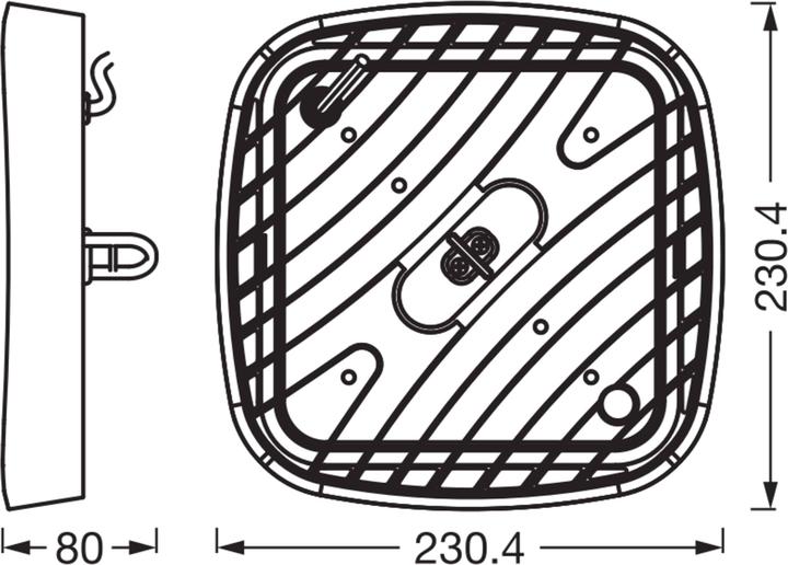 Produktbild Osram Highbay Ufo 80W 865 IP65 Black 4099854429354 LED-Hallenleuchte 80.00 W (9300 lm)
