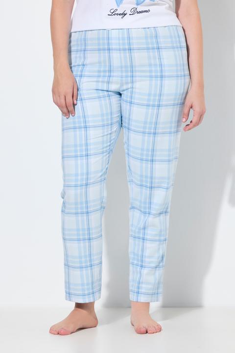 Produktbild Ulla Popken Pyjamahose, Karomuster, gerades Bein, Elastikbund (42, 44)