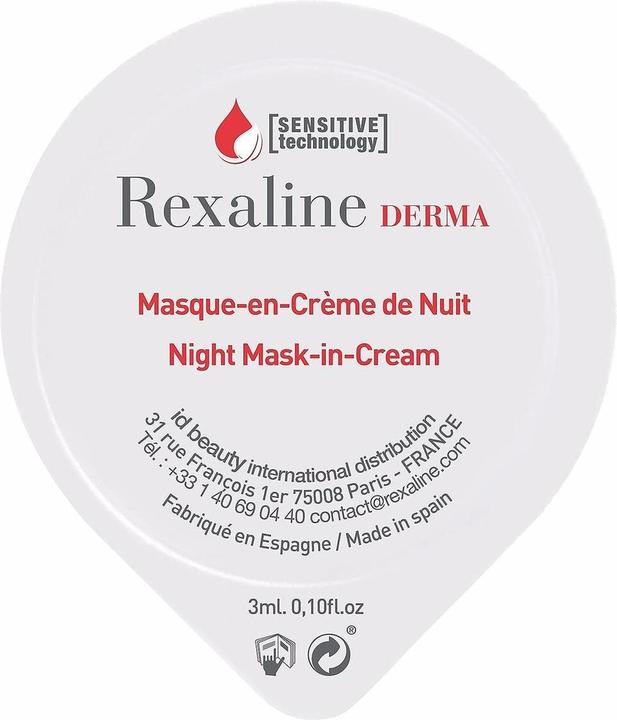Actual product image Rexaline Derma Night Mask-in-Cream (3 ml)