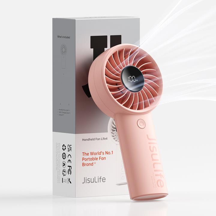 Actual product image Jisulife Handheld Fan Life 4