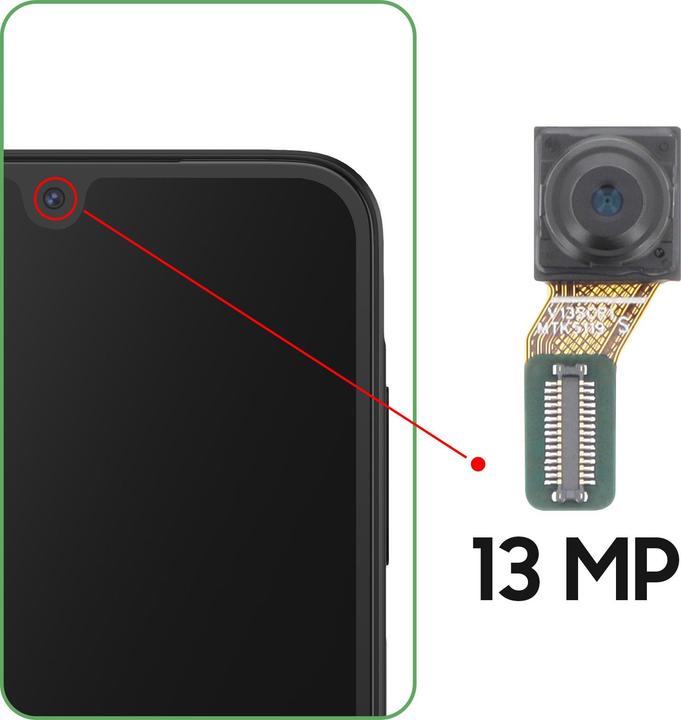 Actual product image Samsung Selfie-Kamera 13MP Galaxy A26 5G original (Module)