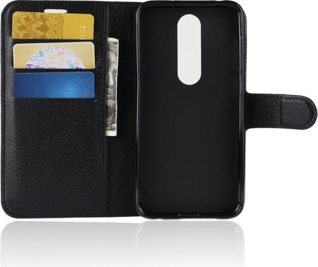 Produktbild MU Classic Litchi Leder Bookcover Series (Nokia 6.1 Plus)