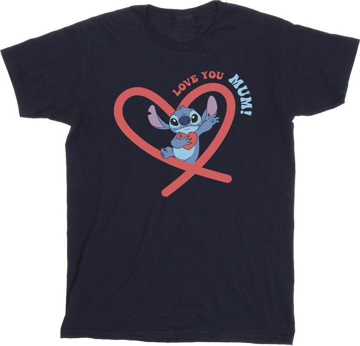 Produktbild Disney Lilo & Stitch Love You Mum TShirt Jungen (140, 146)
