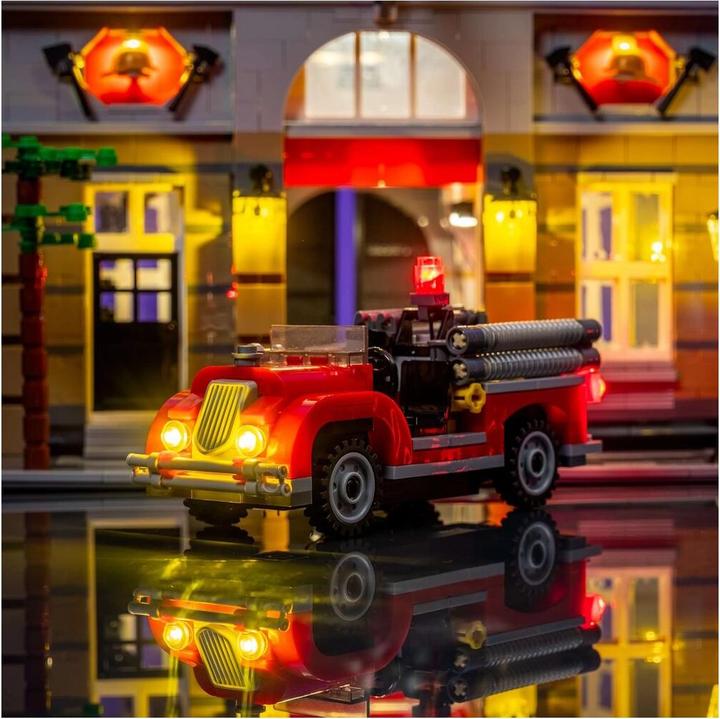Actual product image Light my bricks LMB 2.0 LEGO® 10197# Fire Brigade Light Kit