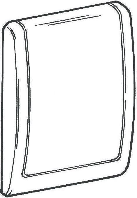 Actual product image Grohe Cover plate Classic complete matt chrome