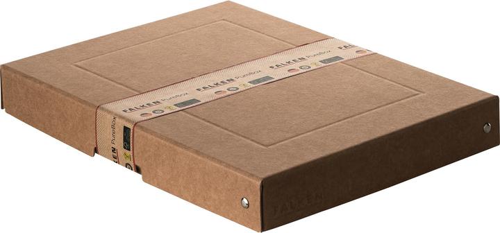 Produktbild Falken PURE Box Nature A4 40 mm Füllhöhe natronbraun (A4)