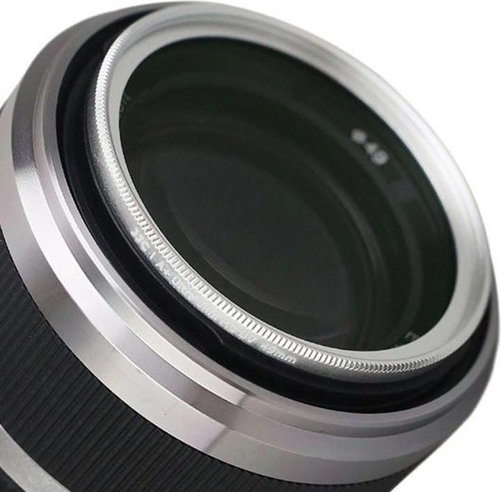 Actual product image JJC Ultra Slim MC UV Filter 49mm Silver (49 mm, UV filter)
