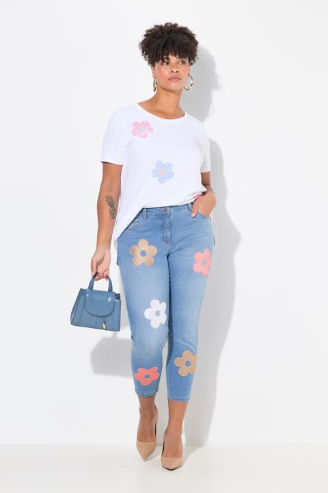 Immagine prodotto Miamoda Skinny-Jeans, 3D-Blüten, 5-Pocket (54)