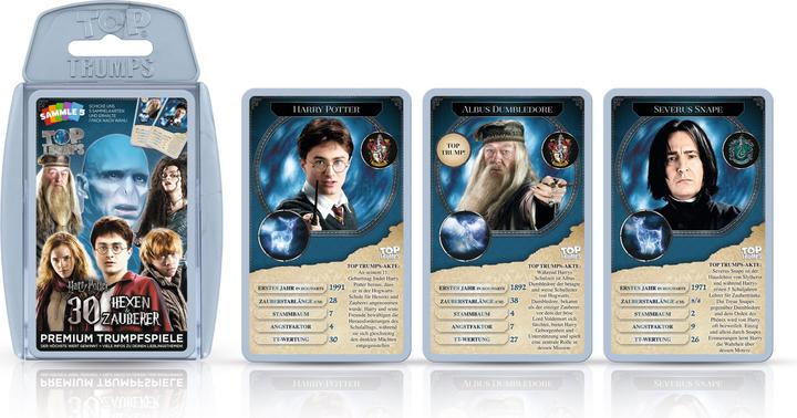 Produktbild Amigo Top Trumps Harry Potter 30 Hexen und Zauberer (Deutsch, 2 Spieler)