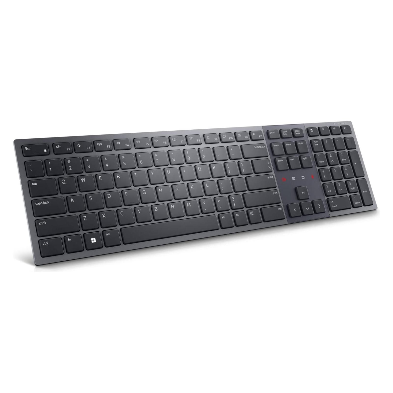 Dell KB900 (DE, Kabellos), Tastatur, Grau