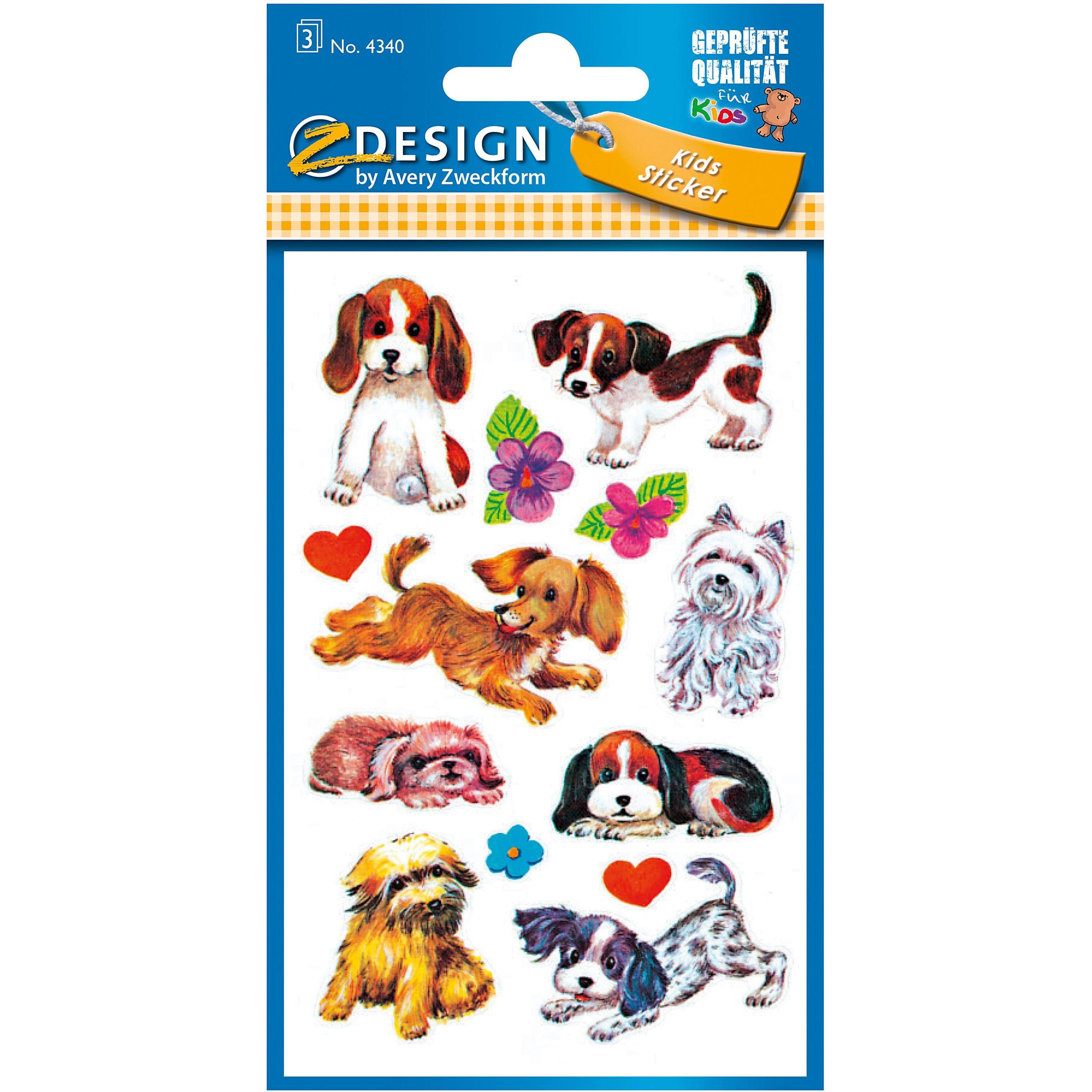 10x Z-Design, Sticker, Papiersticker