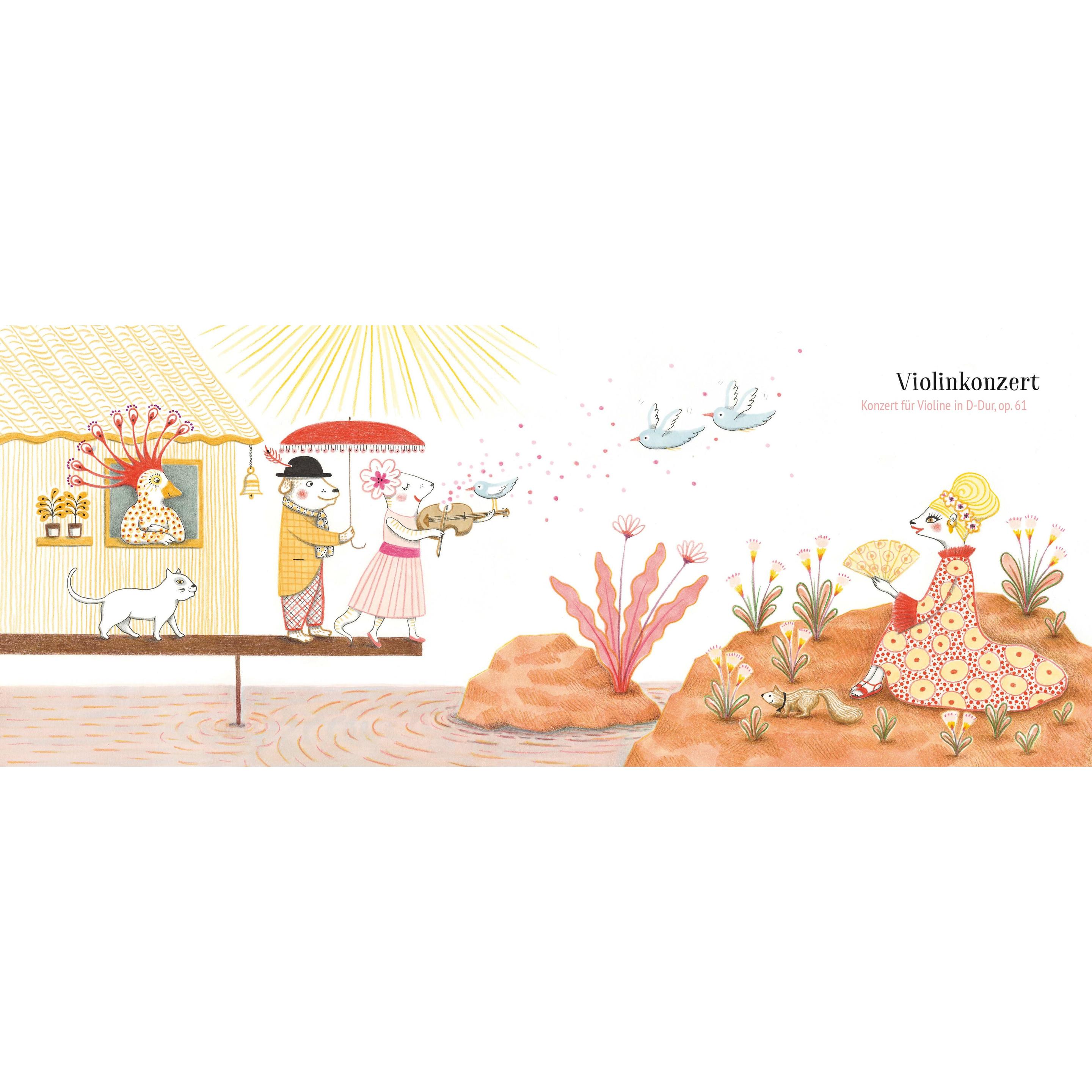 Thumbnail - Ich entdecke Beethoven und seine Instrumente, Kinderbücher von Delphine Renon, Christiane Lawall