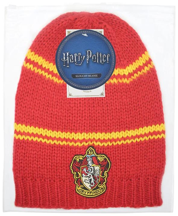 Actual product image Distrineo Harry Potter - Red and Yellow Gryffindor Slouchy Beanie (One size)