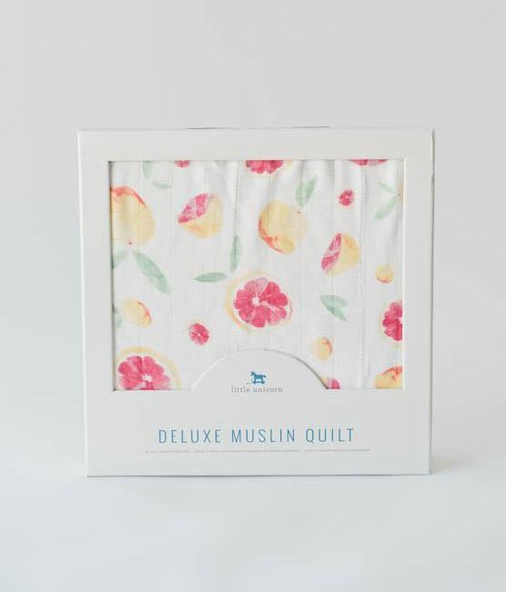 Actual product image little unicorn Deluxe Muslin Quilt (120 x 120 cm)