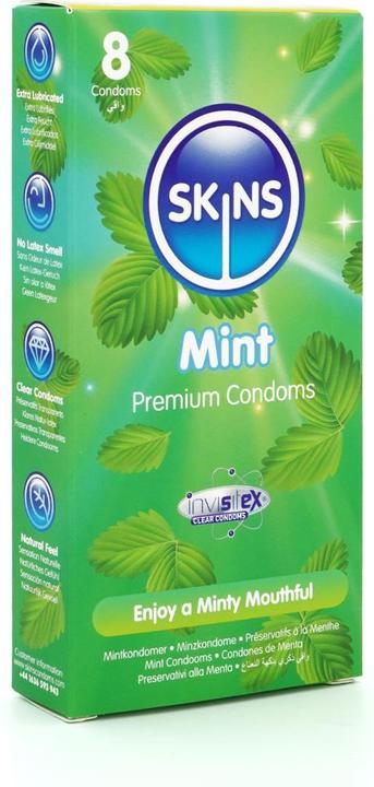 Produktbild Skins Mint» 12 Kondome mit feinem Minzaroma - ohne Latexgeruch (12 Stk.)