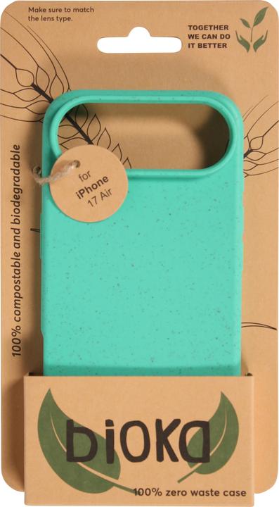 Image du produit Bioka Coque biodégradable et compostable Eco-Friendly Turquoise (Apple iPhone Air)