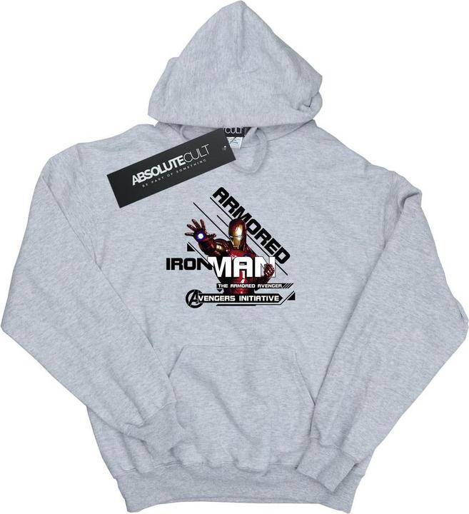 Produktbild Avengers Iron Man Armoured Avenger Kapuzenpullover Mädchen (128)