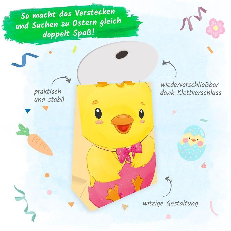 Trötsch, Geschenkverpackung, Geschenktasche mit Verschluss Küken (Geschenktüte, 1 x)