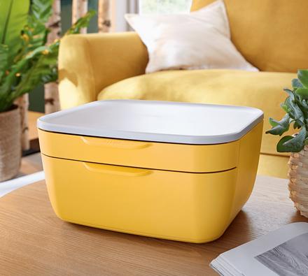 Actual product image Leitz Drawer box Cosy Yellow (A5, A4)