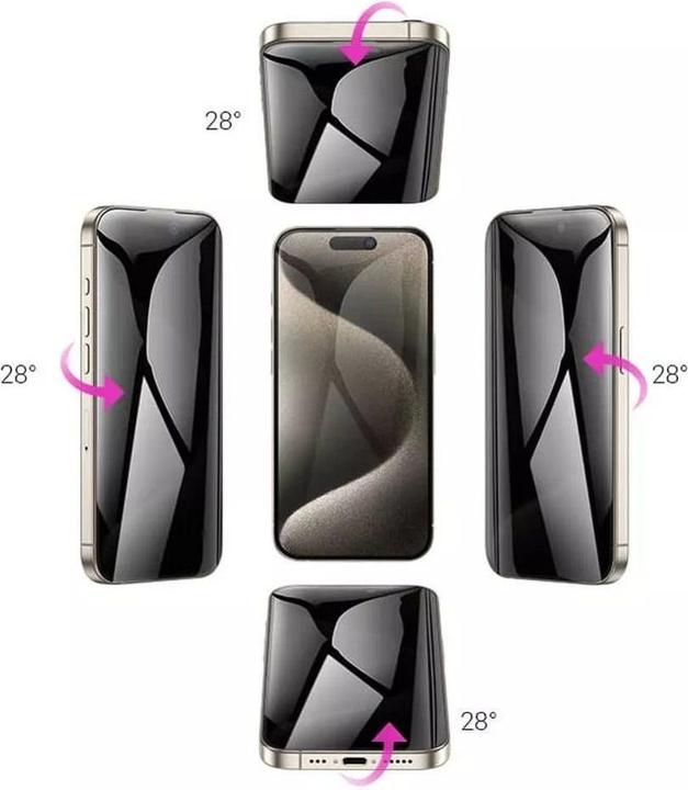 Immagine prodotto Hoco Protective glass tempered glass 360-degree for IPHONE 15 Pro (1 pz., Apple iPhone 15 Pro)