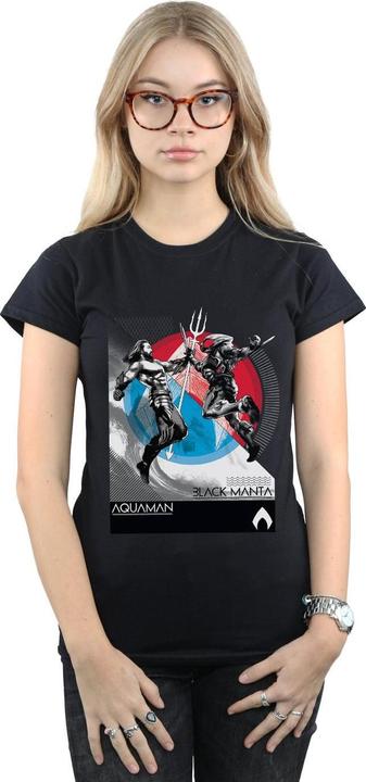 Immagine prodotto Aquaman Vs Black Manta Maglietta Donna (L)