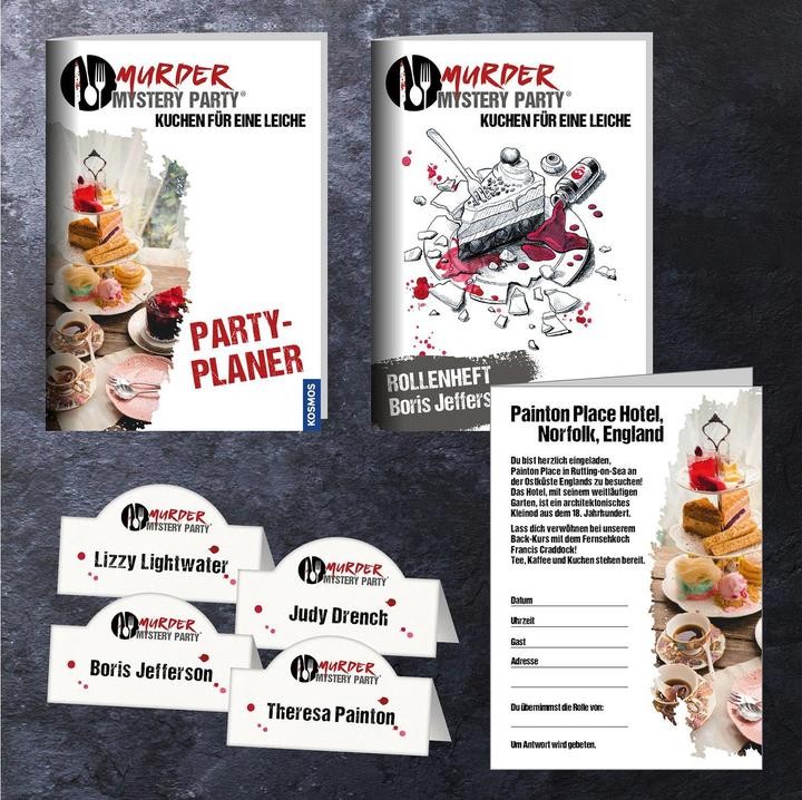 Produktbild Kosmos Murder Mistery Party - Kuchen für eine Leiche (Deutsch, 6 - 8 Spieler)