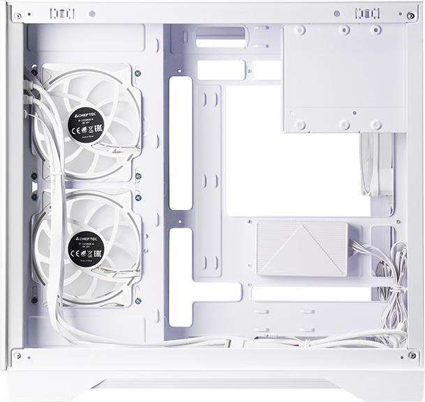 Produktbild Chieftec Visio GM-30W-TG-OP (weiss, Tempered Glass x 2) (ATX, mATX, Mini-ITX)
