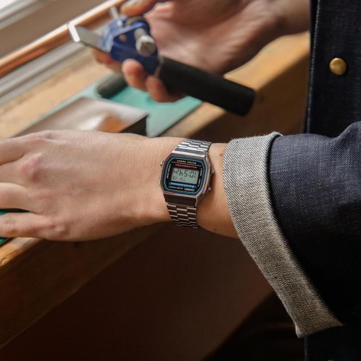 Image du produit Casio Vintage A168wa-1yes (Montre numérique, 35 mm)