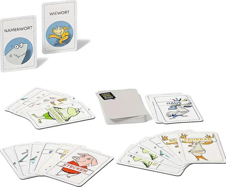 Actual product image Ravensburger Card game Word types (German)