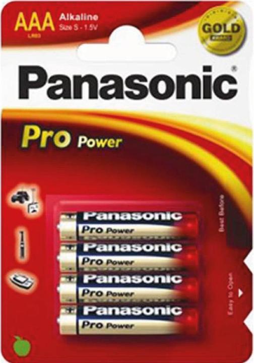 Produktbild Panasonic Pro Power (4 Stk., AAA / LR03 / Micro / R03 / AM4 / MN2400 / KR03, 1200 mAh)