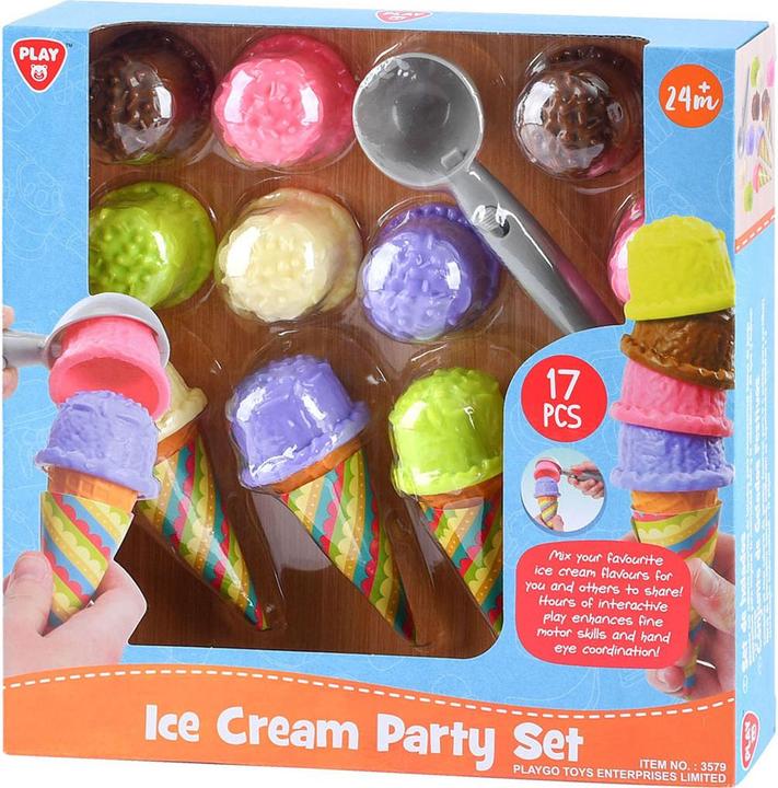 Image du produit Play Set de jeu de crème glacée, 17 pièces.