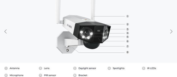 Actual product image Reolink Duo Series B750 (4608 x 1728 pixels)