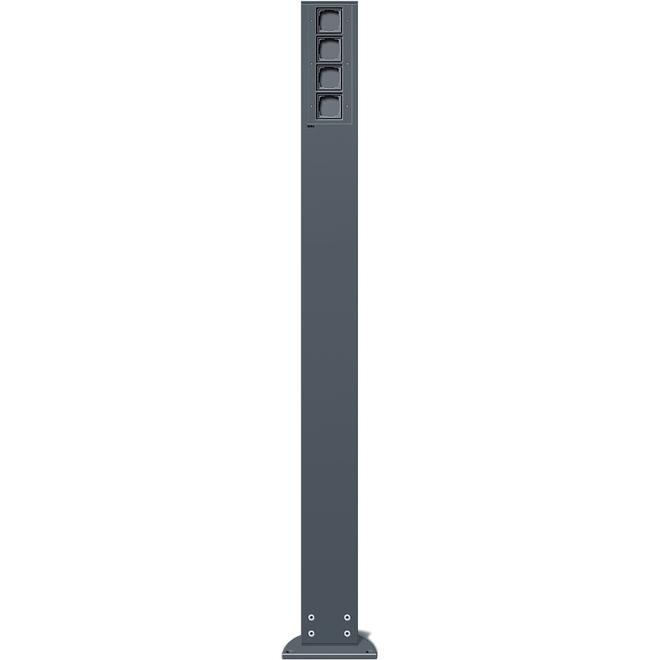 Gira, Zubehör Schalterprogramm, E-Säule 4x Leereinheit 1600 mm 135628