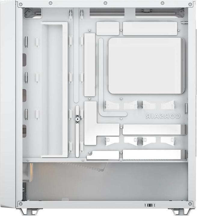 Actual product image Corsair 3200D RS ARGB Mid-Tower Performance Case, White (ATX, mATX, Mini-ITX)