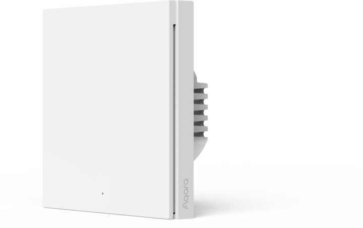 Produktbild Aqara Smart Wall Switch H1 Grau With Neutral, Single Rocker (Zigbee)
