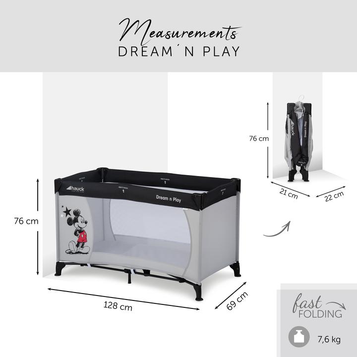 Produktbild Hauck Dream N Play Mickey Stars