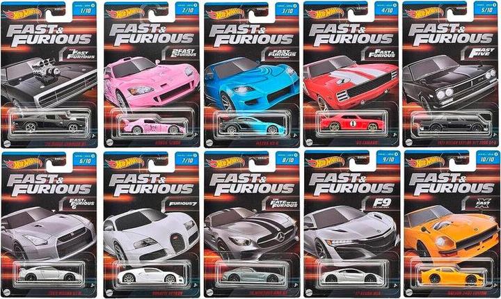 Actual product image Hot Wheels Fast & Furious Themed Assortment