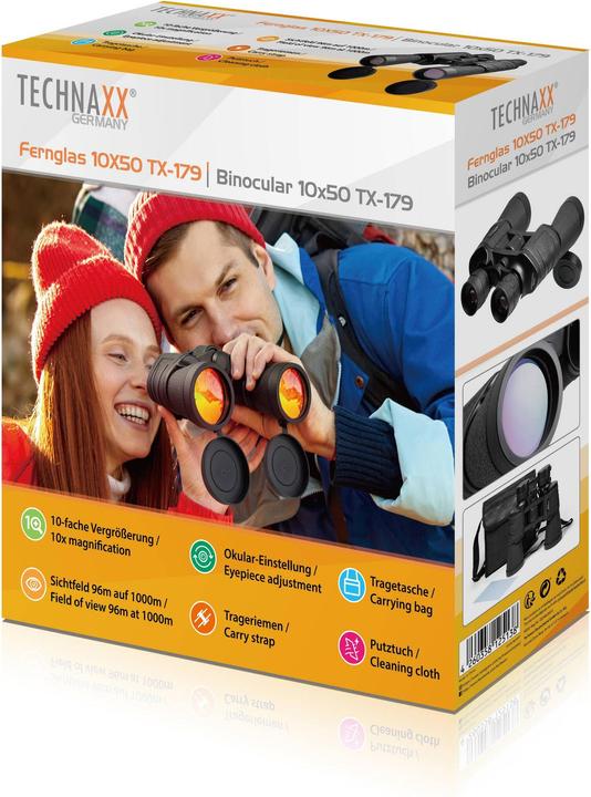 Produktbild Technaxx TX-179 FERNGLAS 10X50 (10 x, 50 mm)