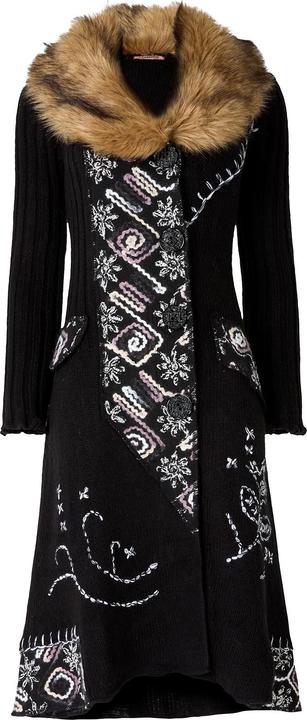 Produktbild Joe Browns Faux Fur Collar Black Cardigan (40)