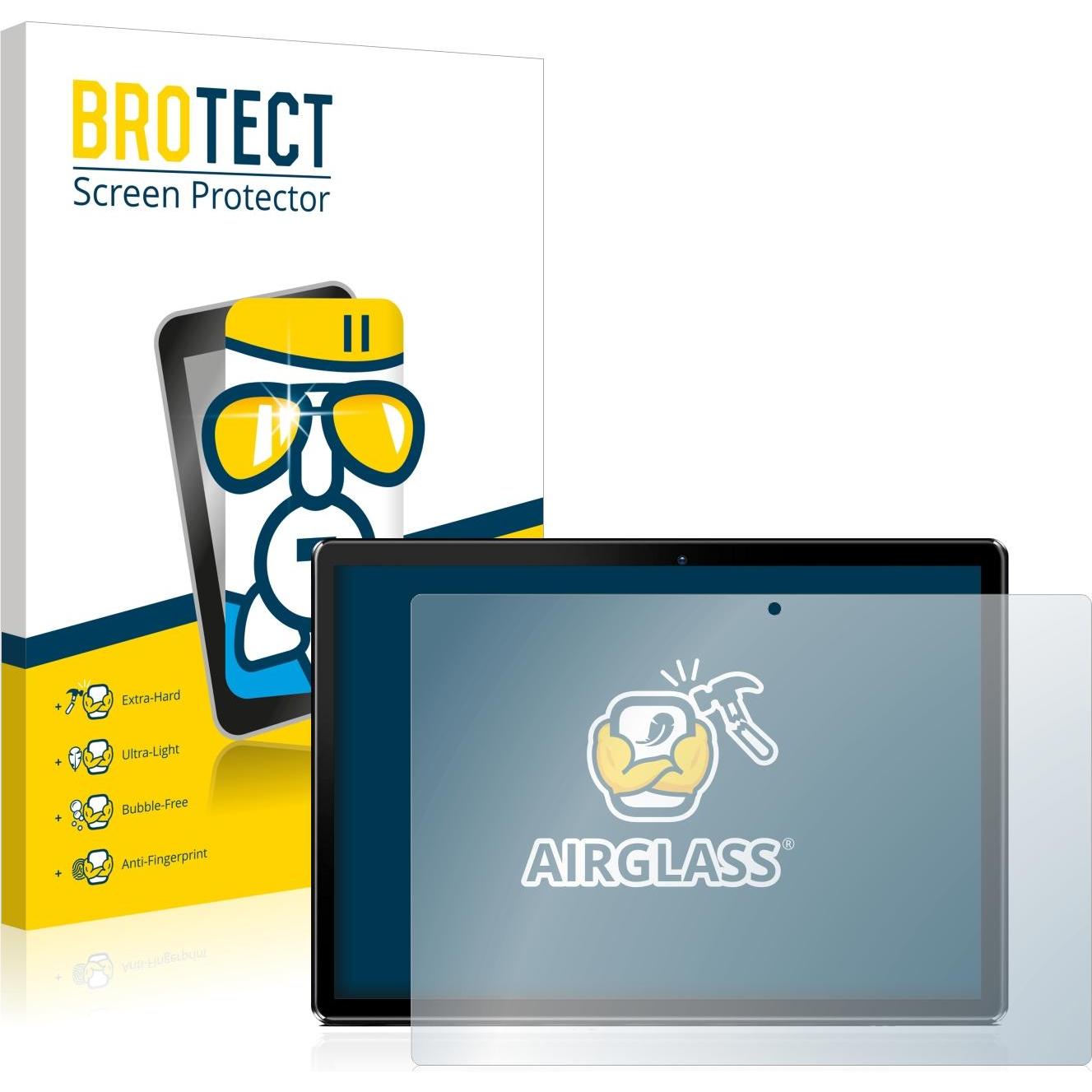 BROTECT AirGlass Panzerglasfolie (1 Stück, Lenovo Tab M10), Tablet Schutzfolie