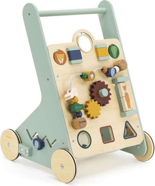 Image du produit Trixie Baby Chariot de jeu et d'apprentissage en bois avec animaux