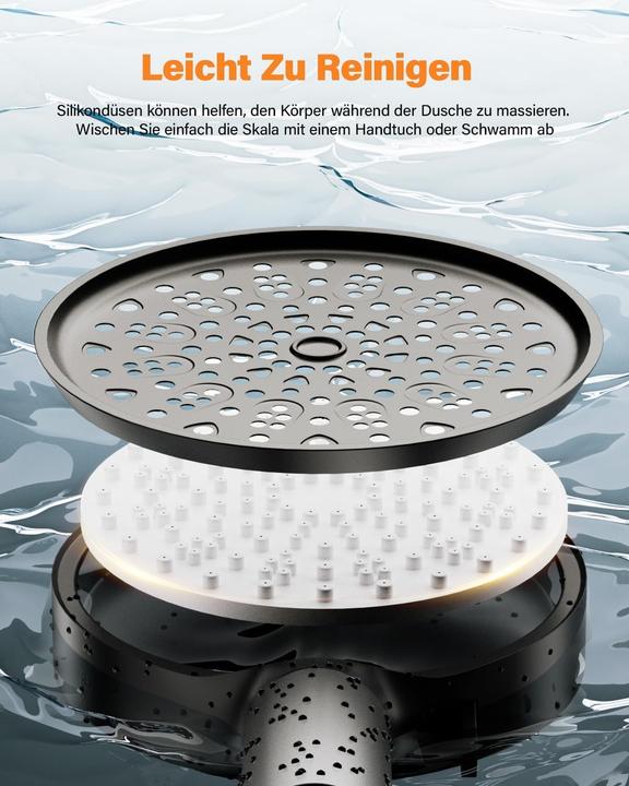 Produktbild Cobbe Duschkopf mit Filter (6 Strahlarten)