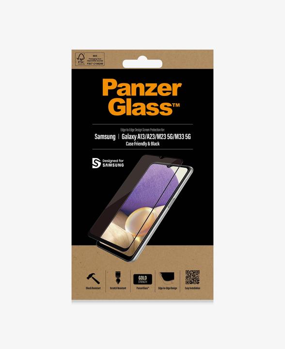Actual product image PanzerGlass Display protector Case Friendly (1 pcs., Samsung Galaxy M33)